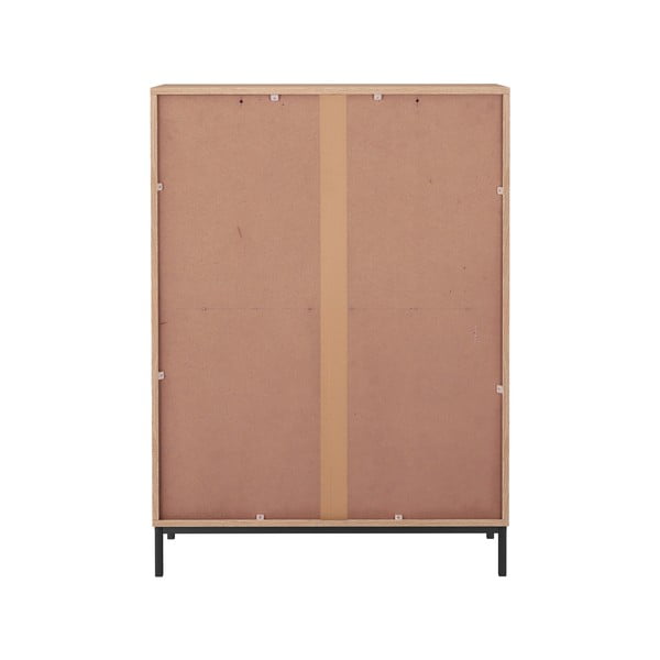 Natúr színű szekrény tölgyfa dekorral 80x110 cm Celine - Støraa-image-3