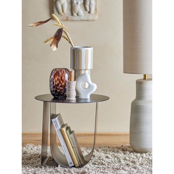 Fém kerek tárolóasztal ø 43 cm Cher – Bloomingville-image-1