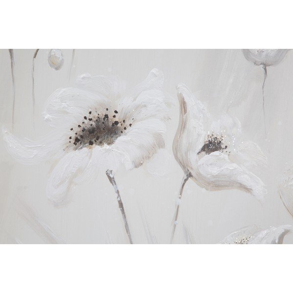 Carex kézzel festett, virágmintás kép, 80 x 80 cm - Mauro Ferretti-image-4