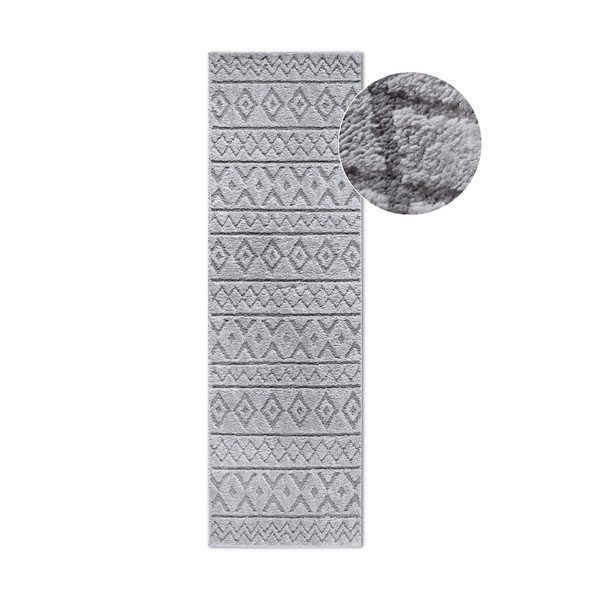 Szürke futószőnyeg 80x240 cm Itinerance Light Grey – Elle Decoration