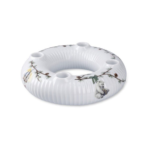 Porcelán adventi gyertyatartó karácsonyi mintával Hammershøi Christmas – Kähler Design