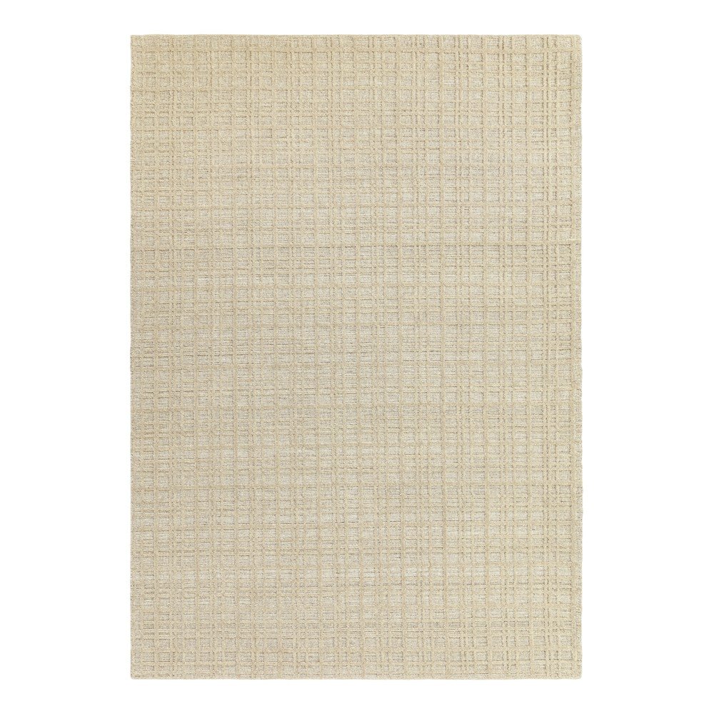 Krémszínű kézi szövésű gyapjúkeverék szőnyeg 160x230 cm Thatch Sand Asiatic Carpets