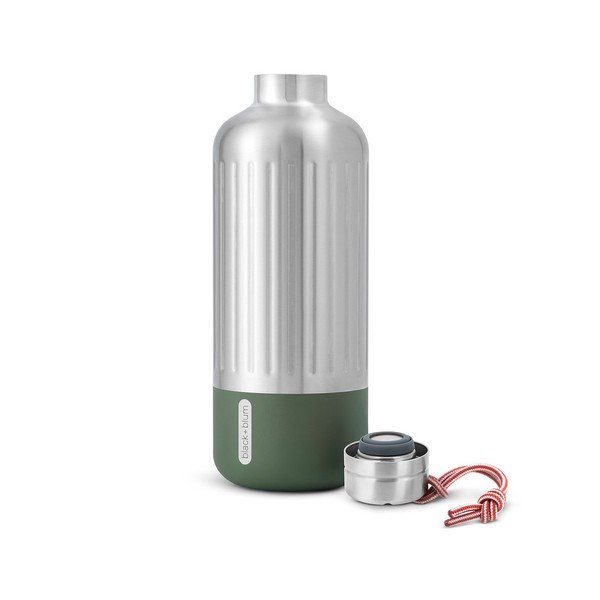 Ezüstszínű rozsdamentes acél termopalack 850 ml Explorer – Black + Blum-image-2