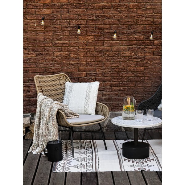 Afra bézs-barna kétoldalas kültéri szőnyeg újrahasznosított műanyagból, 90 x 150 cm - Green Decore-image-3