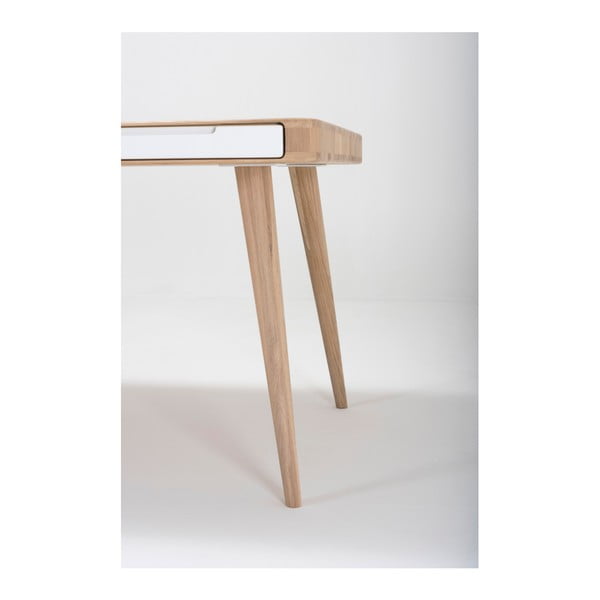 Ena Two tölgyfa étkezőasztal, 160 x 90 cm - Gazzda-image-3