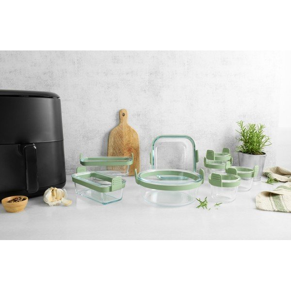 Üveg sütőforma szett forrólevegős fritőzhöz 2 db-os 20x9,5 cm – Lékué-image-2