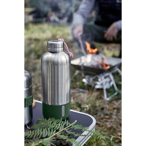 Ezüstszínű rozsdamentes acél termopalack 850 ml Explorer – Black + Blum-image-1