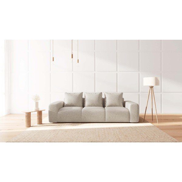 Krémszínű kanapé 287 cm Feiro – MESONICA-image-1