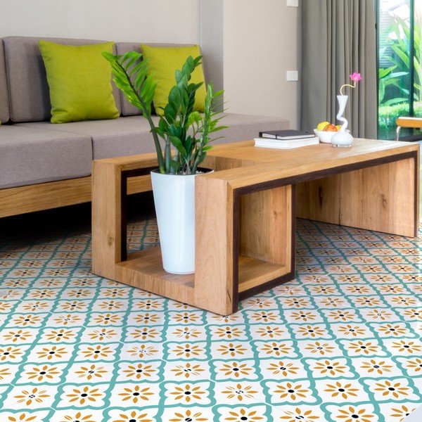 Floor Sticker Marrakech padlómatrica, 40 x 40 cm - Ambiance-image-3