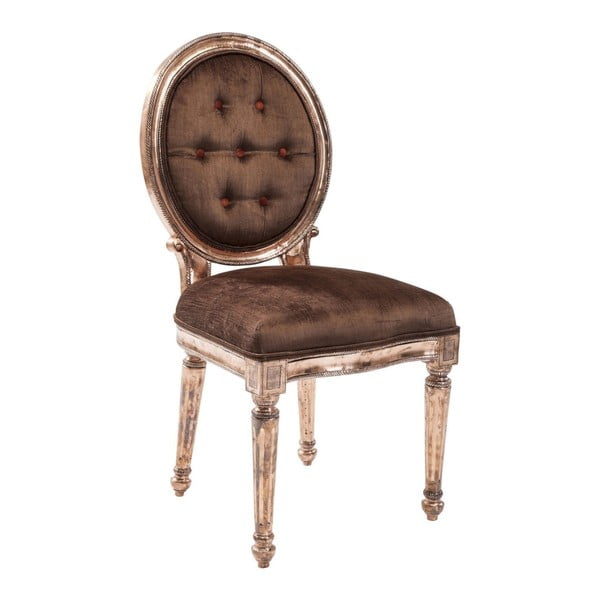 Louis barna szék, rézszínű kerettel - Kare Design