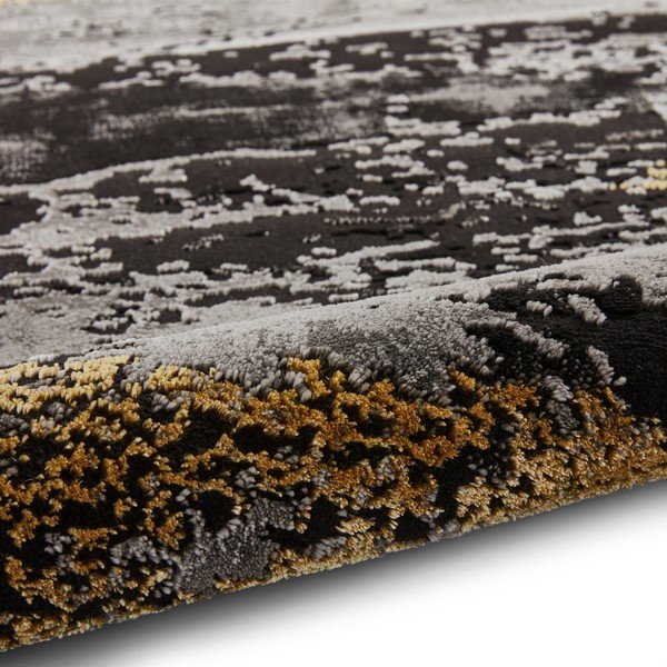 Fekete-aranyszínű szőnyeg 200x290 cm Craft – Think Rugs-image-4