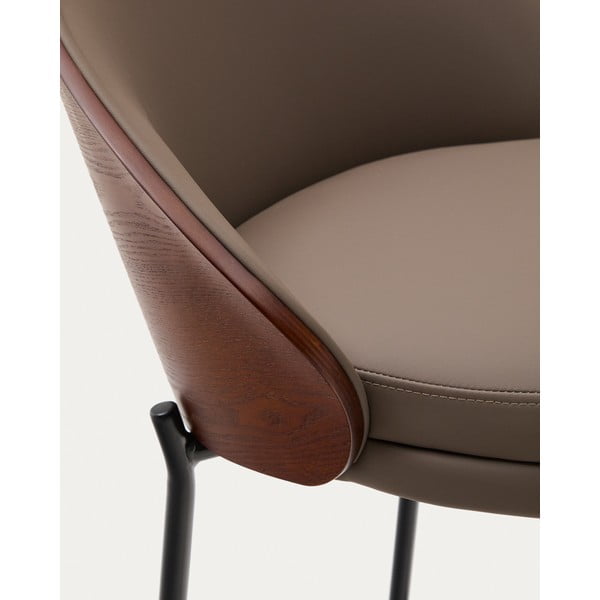 Barna bárszék (ülésmagasság 77 cm) Eamy – Kave Home-image-2
