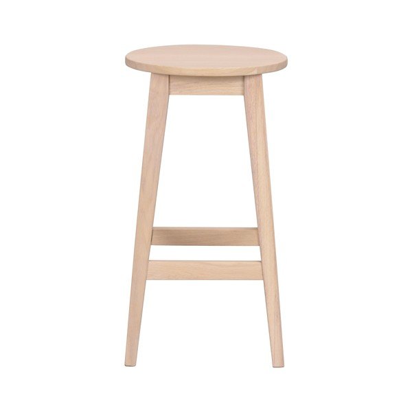 Natúr színű tölgyfa bárszék (ülésmagasság 65 cm) Austin – Rowico-image-3