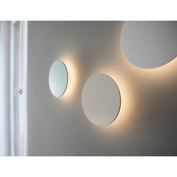 Világoszöld USB-s LED fali lámpa időzítő funkcióval-távirányítóval ø 19 cm Dot – Remember-image-2