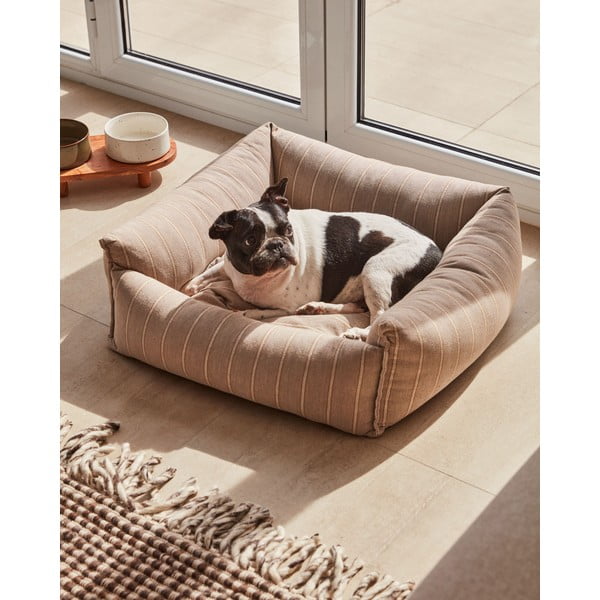 Barna kutyafekhely 60x60 cm Toby - Kave Home-image-2