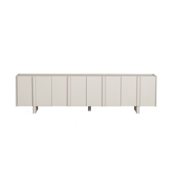 Krémszínű borovi fenyő moduláris TV-állvány 200x53 cm Basu – WOOOD