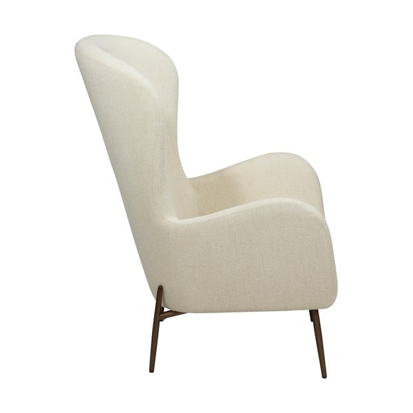 Krémszínű buklé fotel Glam – DAN-FORM Denmark-image-3