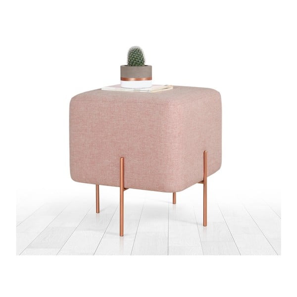 Világos rózsaszín puff Copper – Artie-image-2