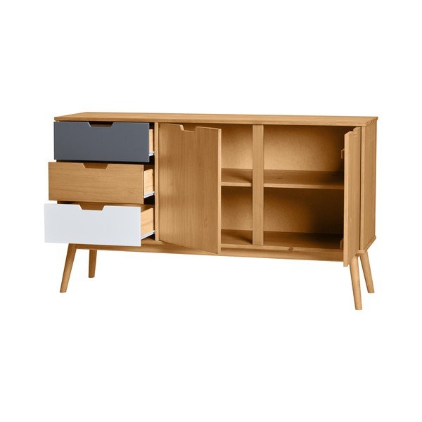 Cusco tömör borovi fenyő komód - Marckeric-image-4