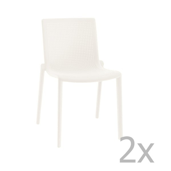 Beekat Simple fehér kerti szék, 2 db - Resol