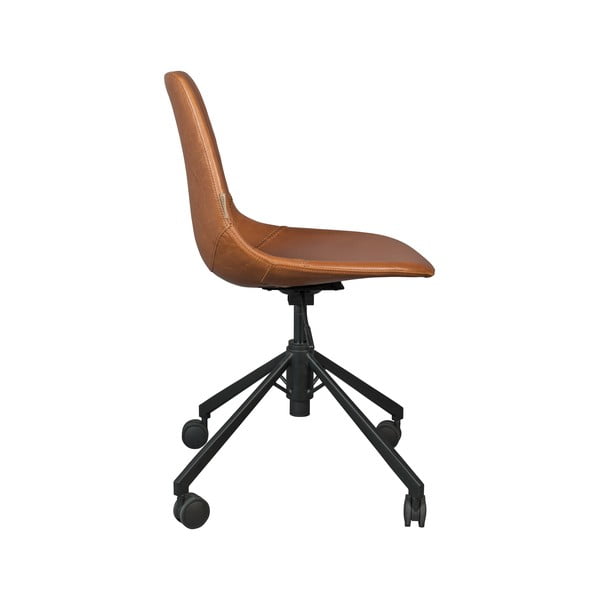 Franky barna gurulós irodai szék - Dutchbone-image-4