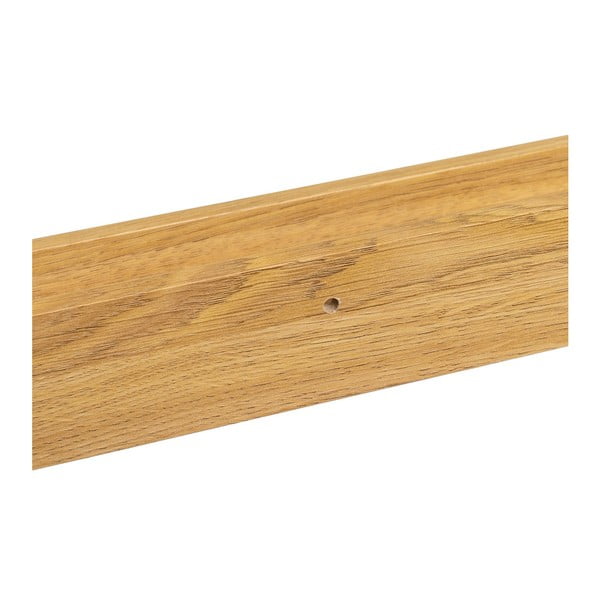 Natúr színű fali polc tölgyfa dekorral, képekhez  80 cm – Casa Selección-image-3