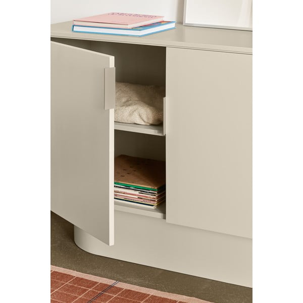 Bézs szekrény 110x80 cm Totem – Teulat-image-1