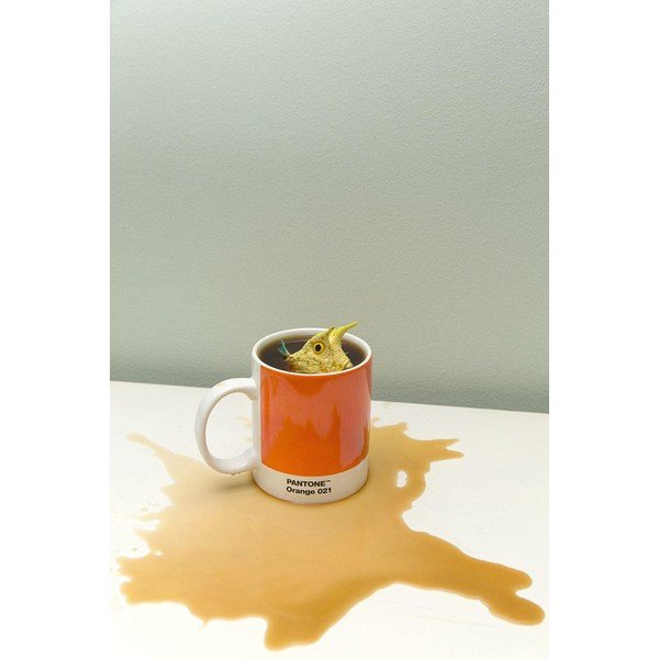 Narancssárga porcelán bögre 375 ml Orange 021 – Pantone-image-1