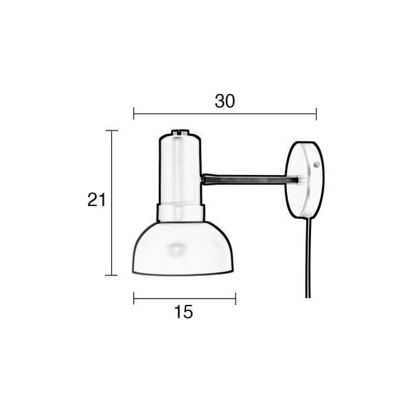 Charlie szürke-rózsaszín fali lámpa - Zuiver-image-2