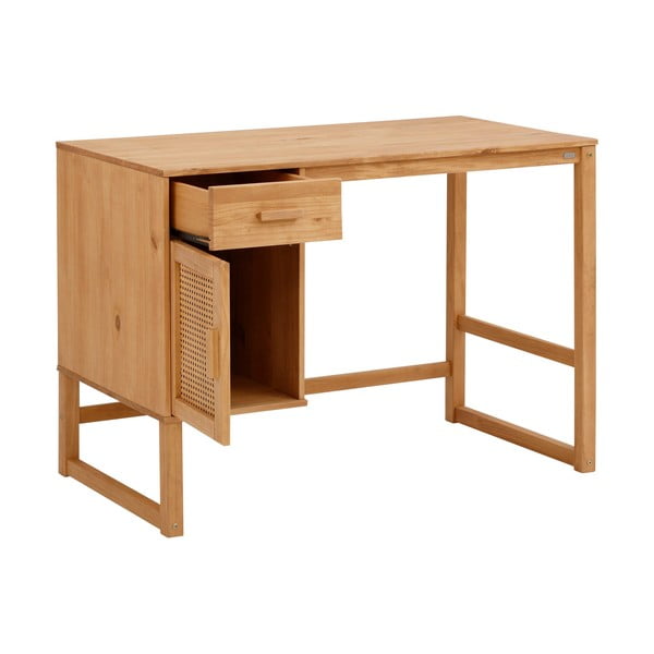 Tömör borovi fenyő íróasztal 60x110 cm Jolene - Støraa-image-2