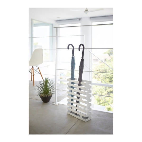 Brick fehér esernyőtartó, szélesség 30 cm - YAMAZAKI-image-2