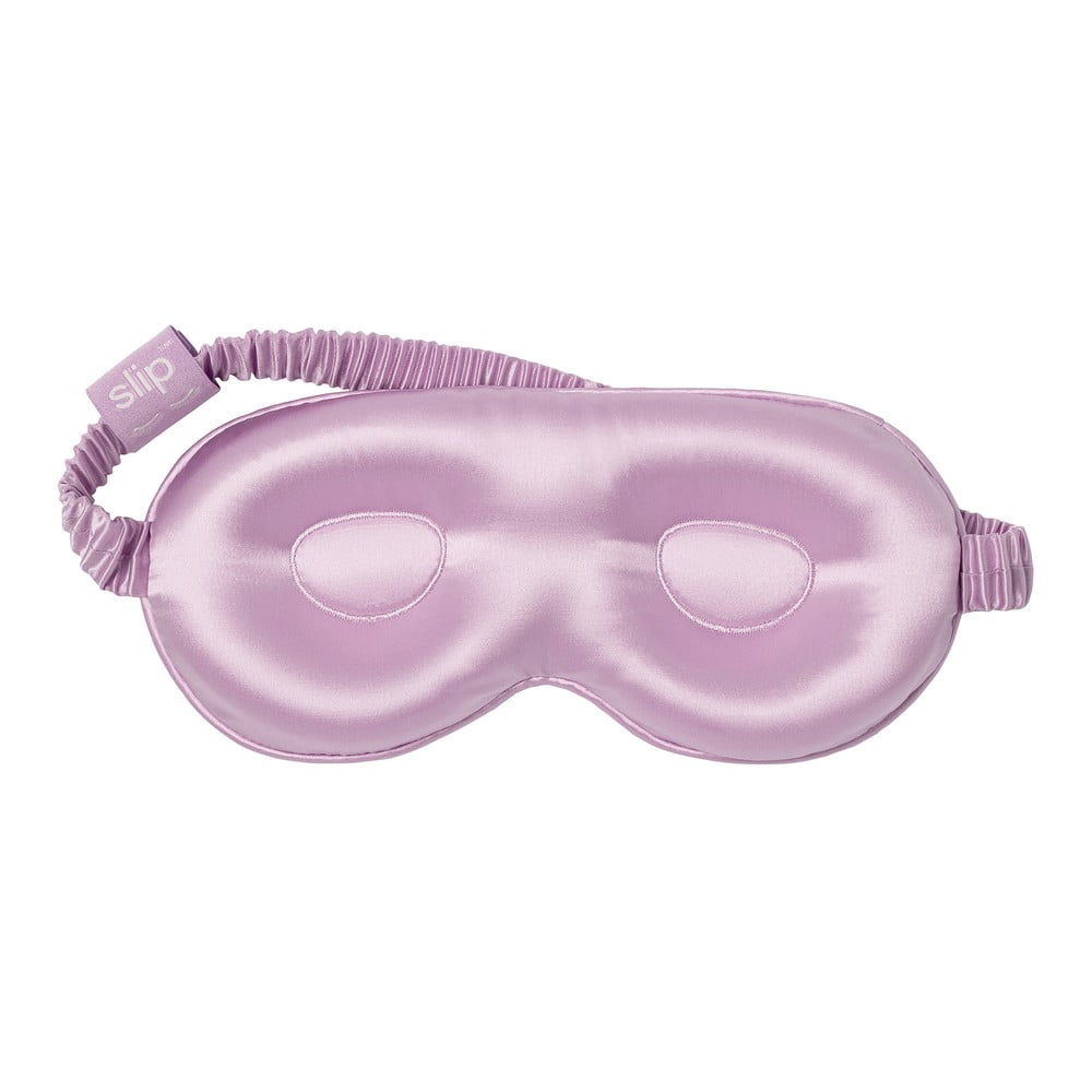 Levendula színű selyem alvómaszk Contour Wildflower slip