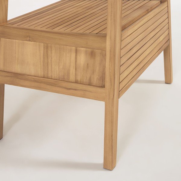 Sunday mosdókagyló alatti teakfa szekrény - Kave Home-image-1