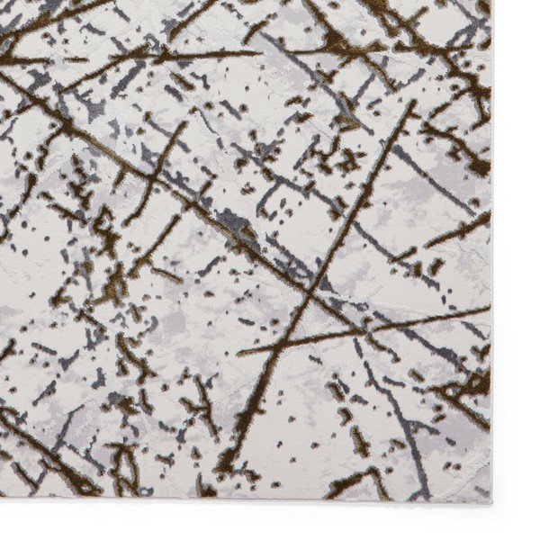 Világosszürke-aranyszínű szőnyeg 80x150 cm Artemis – Think Rugs-image-4