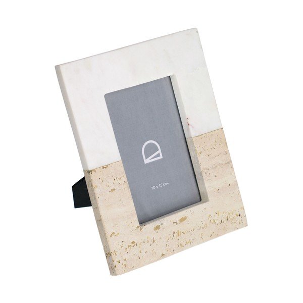 Fehér kő álló képkeret 18x23 cm Uria – Kave Home