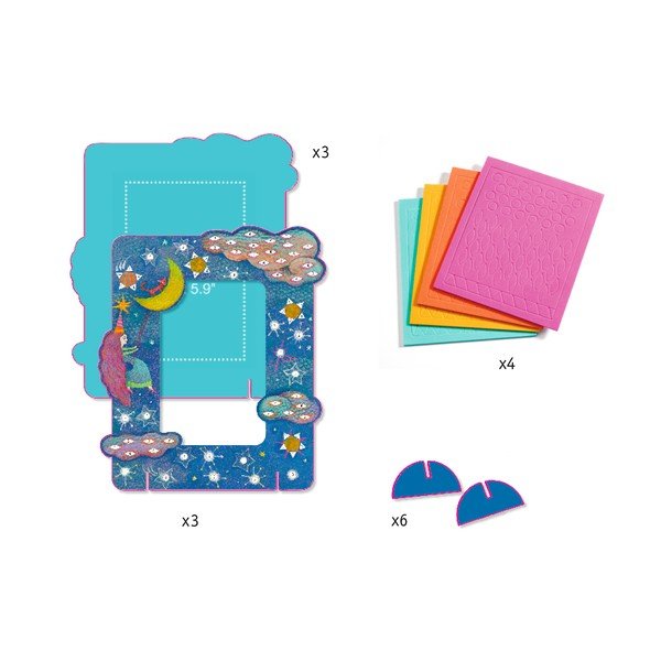 Dreamer képkeret készítő szett 3 db képkerethez - Djeco-image-2