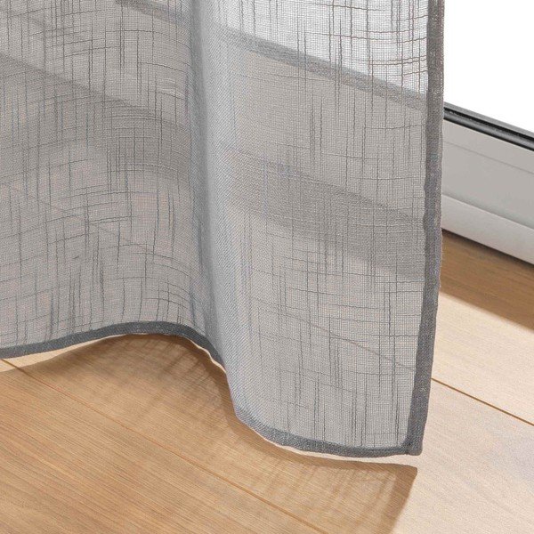 Szürke átlátszó függöny 140x280 cm Haltona – douceur d'intérieur-image-3