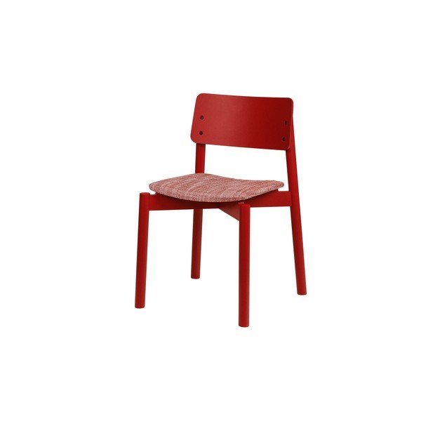 Piros rakásolható étkezőszék Wem – noo.ma