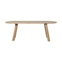 Tölgyfa étkezőasztal 90x220 cm Tablo – WOOOD