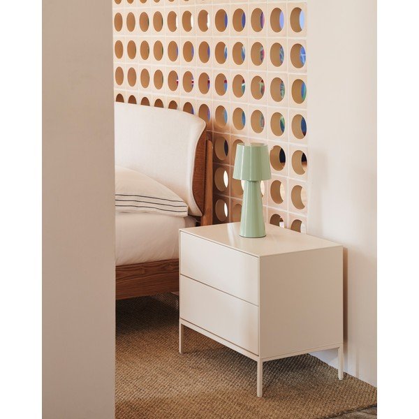 Fehér éjjeliszekrény Vedrana – Kave Home-image-1