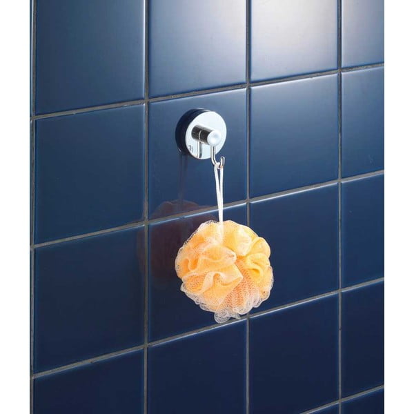 Fényes ezüstszínű öntapadós műanyag akasztó szett 2 db-os Vacuum-Loc – Wenko-image-3