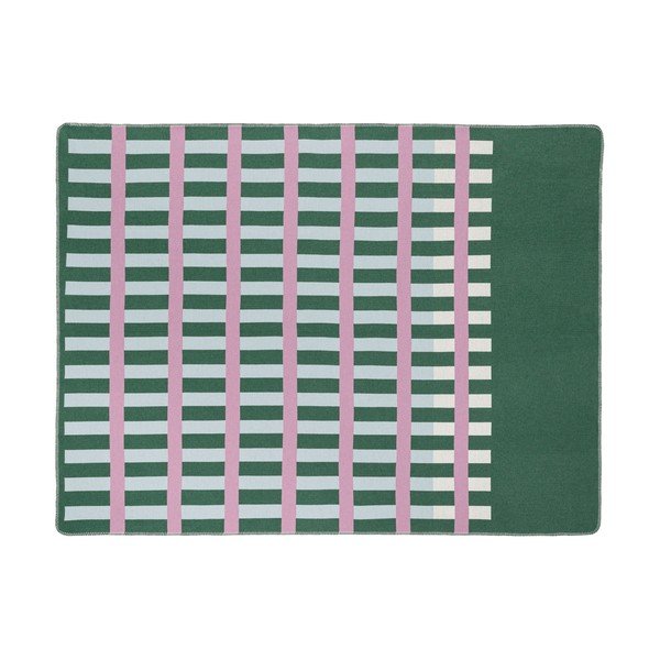 Zöld-rózsaszín takaró 160x200 cm Onu – noo.ma