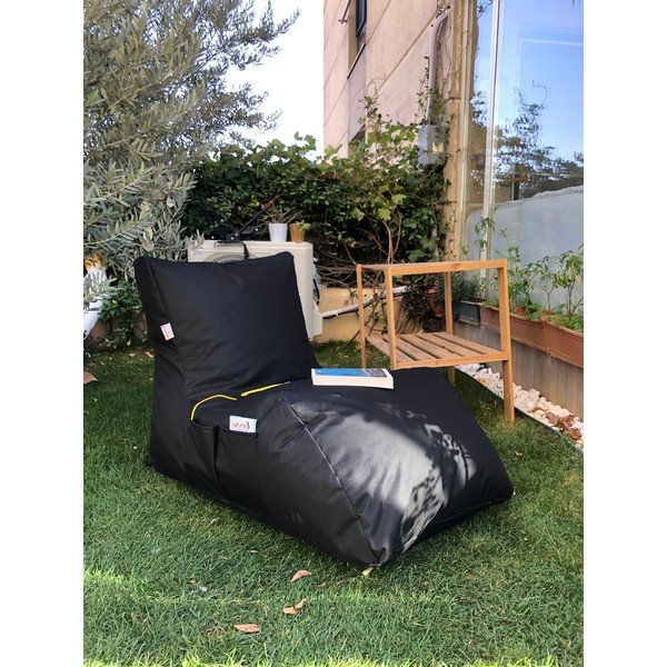 Fekete kerti ülőzsák Daybed – Floriane Garden-image-3