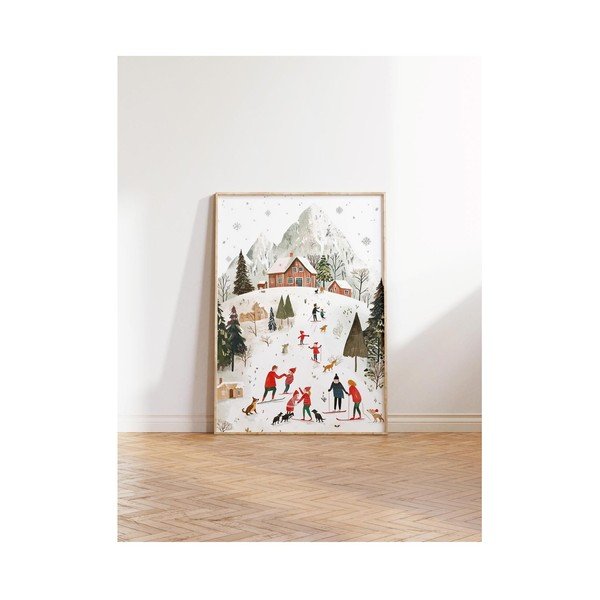 Nyomtatott keretezett kép 30x40 cm – Wallity-image-1