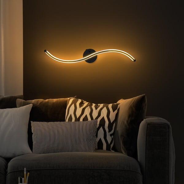 Fekete LED fali lámpa Yilan – Opviq lights-image-4
