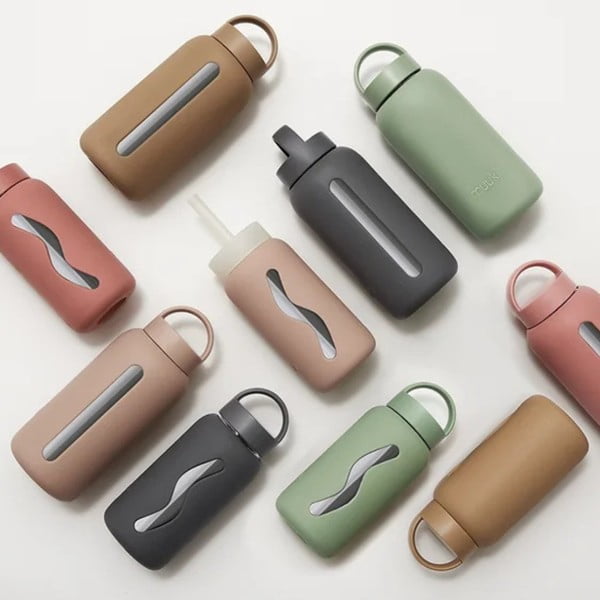 Zsályaszínű utazó ivópalack 500 ml Silver Sage – Muuki-image-1