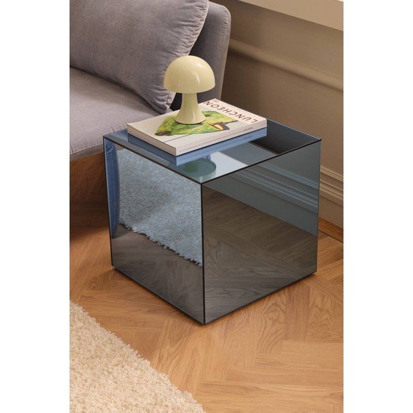 Üveg tárolóasztal 45,5x45,5 cm Cube – Ellos Home-image-1