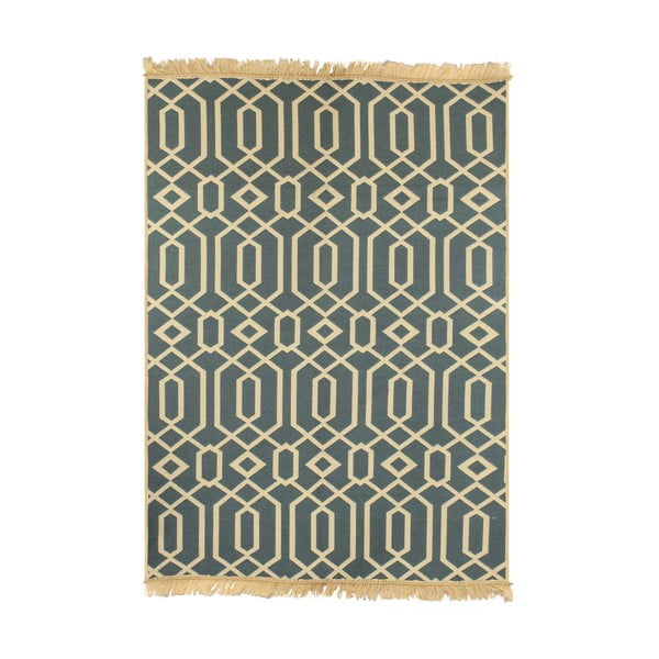Kenar bézs-kék szőnyeg, 120 x 180 cm - Ya Rugs