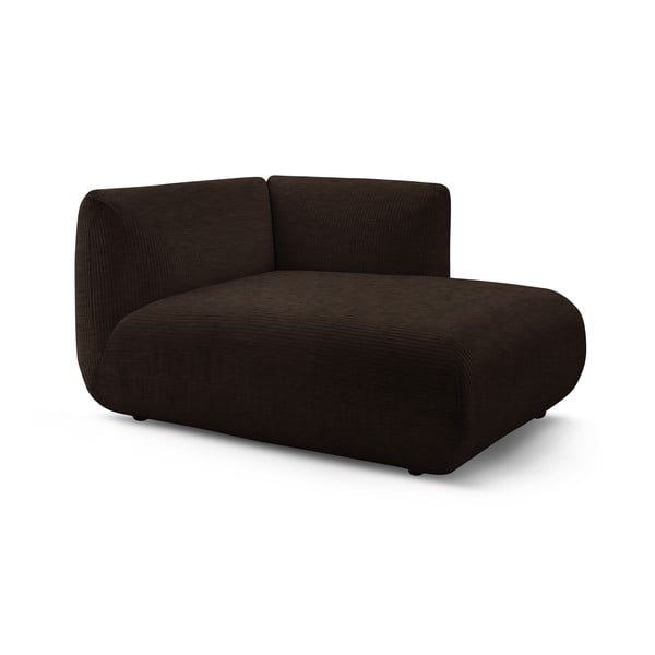 Sötétbarna kordbársony kanapé modul (jobb oldali) Lecomte – Bobochic Paris-image-3