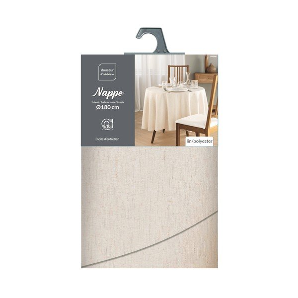 Asztalterítő ø 180 cm Pauline – douceur d'intérieur-image-4